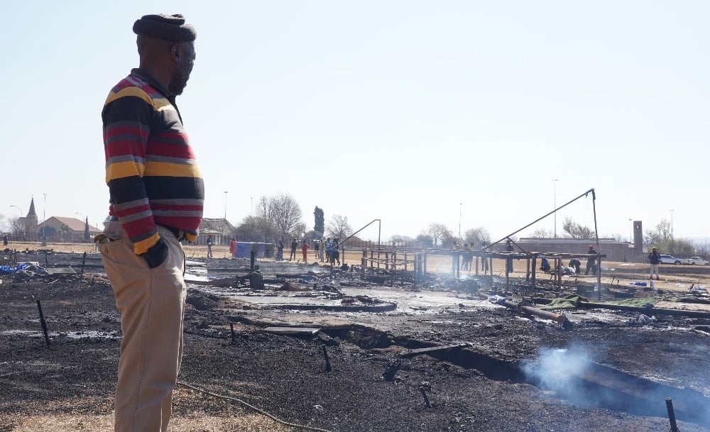 Katlehong resident did the worst as the burn down Pastor Mboro's church.